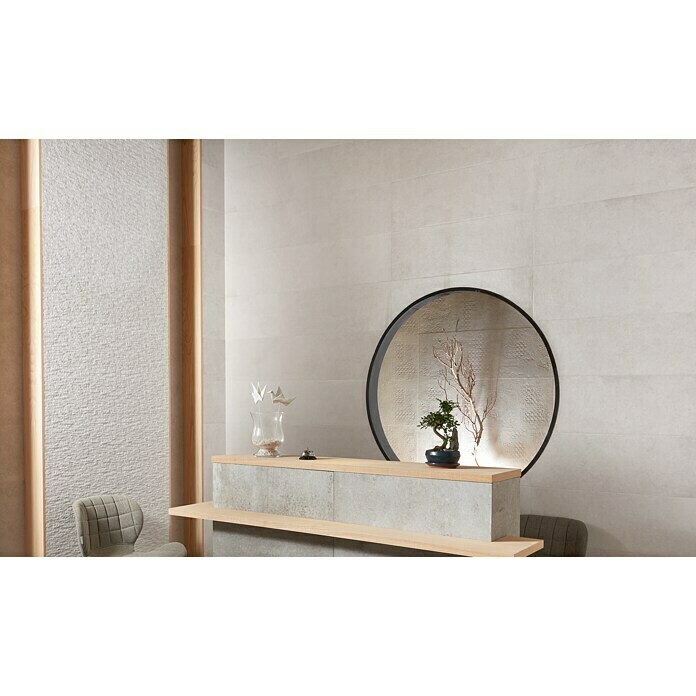 BHS Showroom Revestimiento de pared Corso Concept (30 x 60 cm, Blanco, Efecto piedra)