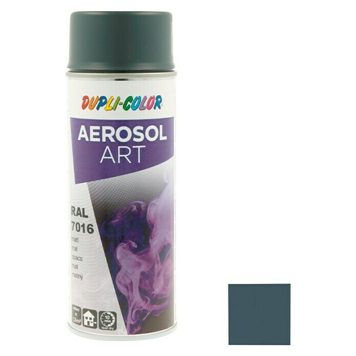 Dupli-Color Aerosol Art Sprayverf RAL 7016 Antraciet/Grijs 
