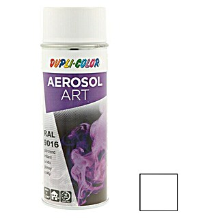 Dupli-Color Aerosol Art Sprayverf RAL 9016 Verkeerswit (Verkeerswit, 400 ml, Glanzend)