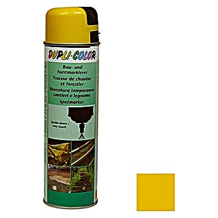 Dupli-Color Markeerspray Bouw en bosbouw Felgeel (Felgeel, Intense kleur, 500 ml)