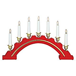 Markslöjd LED-Weihnachtsleuchte Celine (Rot, Holz, 3 W)