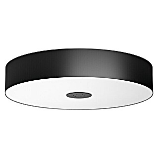 Philips Hue LED-Deckenleuchte rund Fair (33 W, Ø x H: 444 mm x 9,9 cm, Schwarz, Warmweiß)