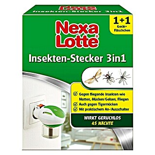Nexa Lotte Insektenschutz 3 in 1 Set (Verdampfer + Wirkstofffläschen)