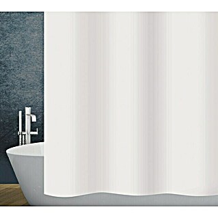 Diaqua Textil-Duschvorhang Basic (120 x 200 cm, Weiß)