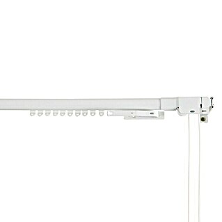 Riel de cortina reforzado extensible (Largo: 124 cm, Metal)