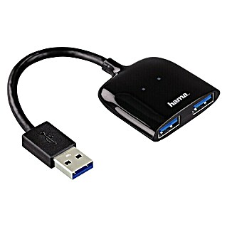 Hama USB-Hub (USB A-Stecker 3.0, 2-fach)