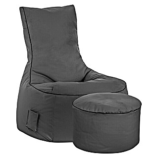 Sitzsack Swing Scuba Set inkl. Dotcom (95 x 90 cm, Anthrazit, 100 % Polyester/100 % Polyvinylchlorid)