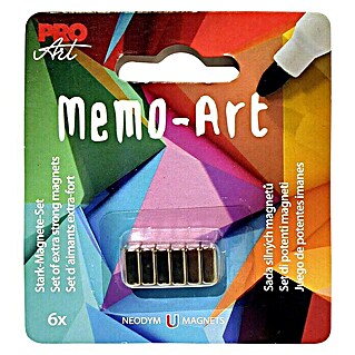 ProArt Magnete Memo-Art (6 Stk., Eckig)