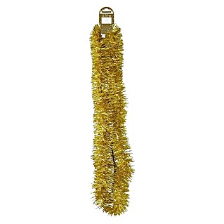 Ukrasi za božićno drvce Girlanda (Zlatne boje, Plastika)