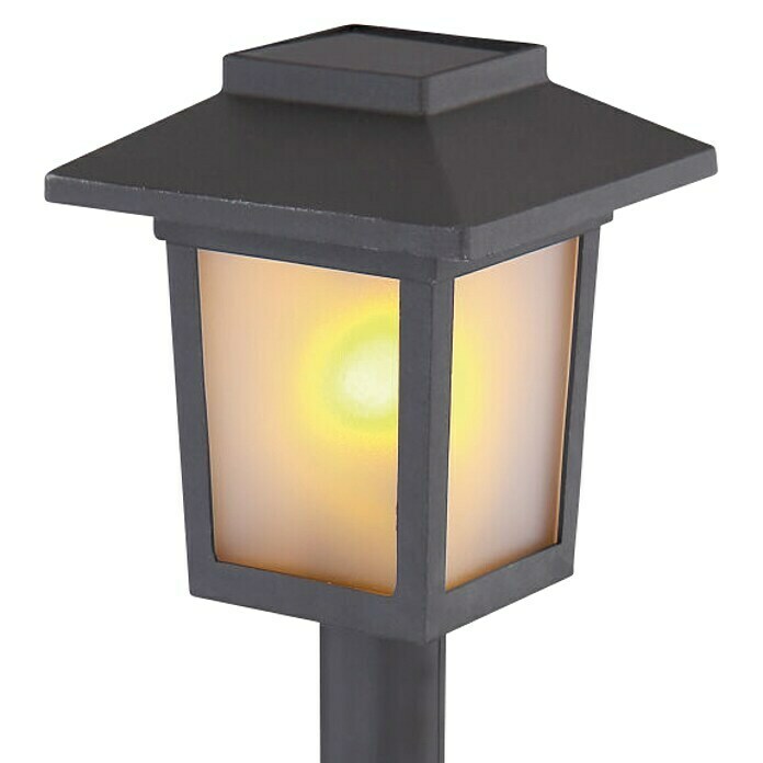 Globo Solarna ukrasna LED svjetiljka (Crna, D x Š x V: 8 x 8 x 37 cm, 3 kom)