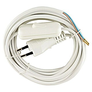 Voltomat Cable Euro (3 m, H03VVH2-F2x0,75, Blanco)