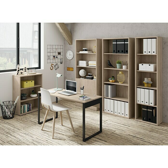Muebles Pitarch Mesa de escritorio Nexus (L x An x Al: 60 x 135 x 75 cm, Roble)