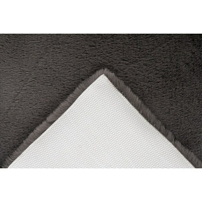 Badteppich Happy (50 x 90 cm, Grau, 100% Polyester)