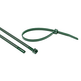 Ibelec Bridas para cables (Verde, L x An: 275 x 4,6 mm, 100 uds.)