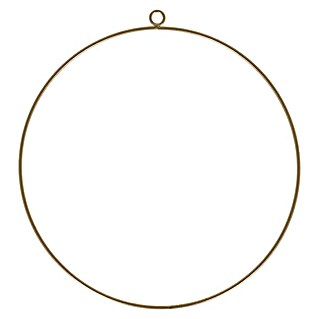 Dekoring (Gold, Metall, Durchmesser: 30 cm)