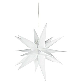 LED-Stern (Weiß, Durchmesser: 12 cm, Kunststoff)