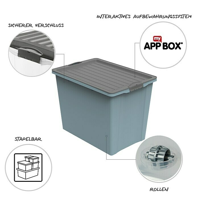 Rotho Stapelbox Compact Eco 