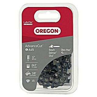 Oregon Sägekette Micro-Lite (Schnittlänge: 30 cm, Treibglieder: 45, Nutbreite: 1,1 mm)