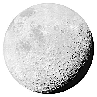 Komar Dots Fototapete rund Luna  (125 cm, Selbstklebend)
