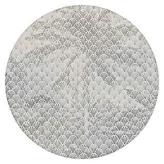 Komar Dots Fototapete rund Palma (125 cm, Selbstklebend)