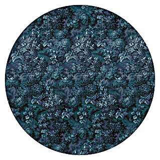 Komar Dots Fototapete rund Azul (125 cm, Selbstklebend)