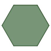 Feinsteinzeugfliese Hexagon Basic Forest (25 x 22 cm, Grün, Glasiert)