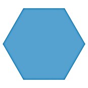 Feinsteinzeugfliese Hexagon Basic Niagara (25 x 22 cm, Blau, Glasiert)