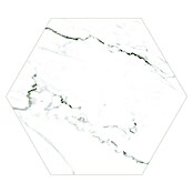 Feinsteinzeugfliese Hexagon Calacatta (25 x 22 cm, Weiß, Glasiert)