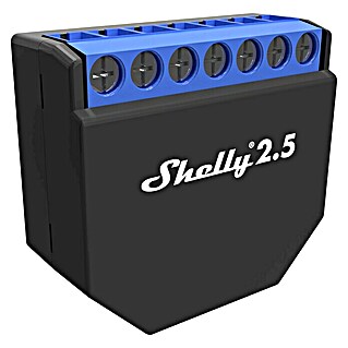 Shelly Funkschalter Shelly 2.5 (1 Stk., Max. Belastung: 2 x 2.300 W (2 x 10 A))