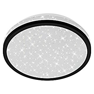 Tween Light LED-Deckenleuchte rund (10 W, Weiß/Schwarz, Warmweiß)