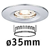 Paulmann LED-Einbauleuchte rund Nova Mini (4 W, Chrom, IP44)