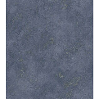 Rasch Finca Vliestapete (Blau/Gold, Steinoptik, 10,05 x 0,53 m)