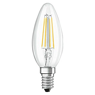 Osram Star LED-Leuchtmittel Classic B (E14, 4,5 W, B35, 470 lm, Klar)