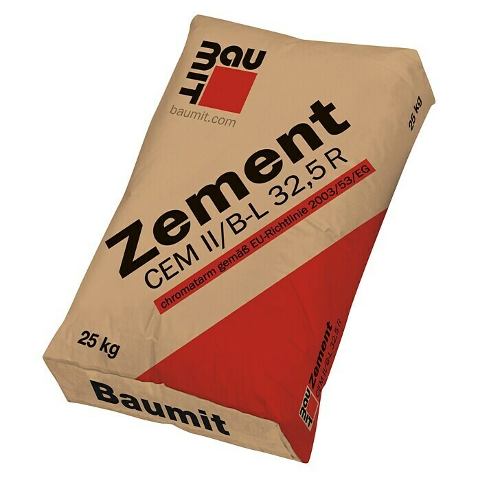 Zement CEM II/B-L 32,5 R (25 kg, Chromatarm)