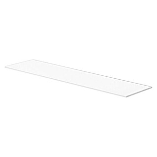 Dolle Glasboden Square (L x B x S: 80 x 20 x 0,8 cm, Weiß)