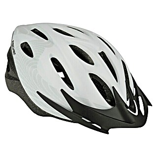 Fischer Fahrradhelm White Vision (Größe: L/XL 58 - 61 cm, Weiß/Schwarz)