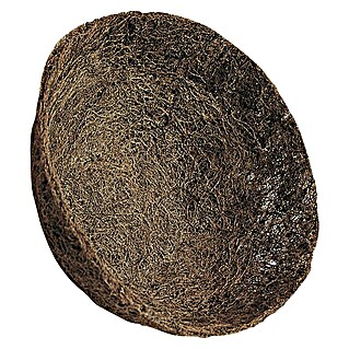 Gordijn ronde kokosvoering voor mand (Diameter: 35 cm, Bruin)