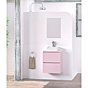 Conjunto de mueble de baño Picolo (50 cm, Rosa, Mate)