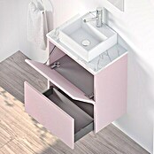 Conjunto de mueble de baño Picolo (50 cm, Rosa, Mate)