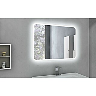Baden Haus Ogledalo s LED rasvjetom (Š x V: 95 x 70 cm, Folija protiv zamagljivanja)