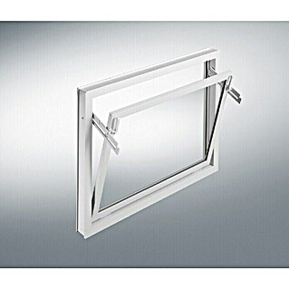 Podrumski prozor sa ISO staklom (Š x V: 80 x 60 cm, Bijele boje)