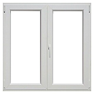 Dvostruki prozor s kvakom (Š x V: 140 x 140 cm, DIN desno, Bijele boje)