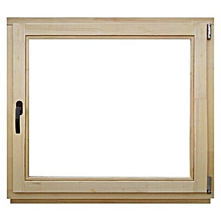 Drveni prozor bez kvake (Š x V: 100 x 90 cm, DIN desno, Natur)