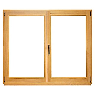 Drveni prozor bez kvake (Š x V: 140 x 120 cm, DIN desno, Smeđe boje)