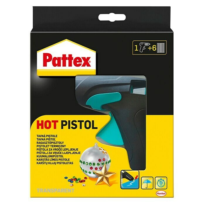 Pattex Set pištolj za vruće lijepljenje i patrone Hot Melt Set 