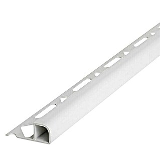 Kutni profil PVC (D x Š x V: 2.500 x 19,5 x 10 mm, PVC, Bijele boje)
