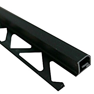 Kutni profil (D x Š x V: 2.500 x 19,5 x 10 mm, PVC, Crne boje)