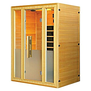 Sanotechnik Infracrvena sauna Calipso (2.000 W, 2 keramička radijatora, 142 x 107 x 190 cm)