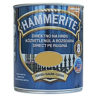 Hammerite Lak u boji (Zlatne boje, 750 ml)