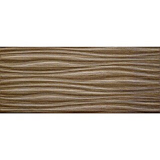 La Platera Zidna pločica Swing Wood (25 x 60 cm, Smeđe boje, Valovito)